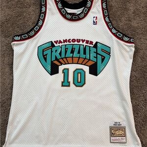 Mike Bibby Mitchell & Ness Vancouver Grizzlies Jersey